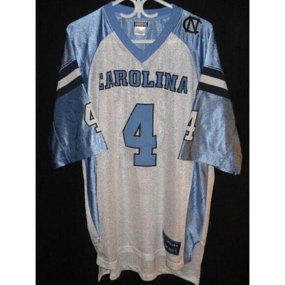 NCAA Vintage North Carolina Tar Heels #4 Football Sewn Jersey Large Foot Locker - Picture 7 of 9